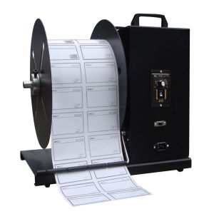 Global hot selling High Quality adjustable speed Reversible Barcode rewinder
