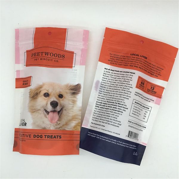 ODM Digital Printed Stand Up Pouches Doypack Recyclable For Dog Snacks