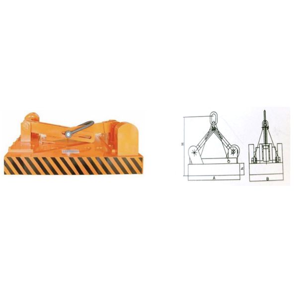 V Style Docks Automatic Magnetic Lifter 1000kg