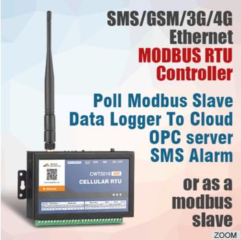 Cheap Programmable Ethernet 3G 4G Gprs Gsm Sms Gps Telemetry Data Logger Modbus Gateway IO Module remote terminal unit Alarm for sale