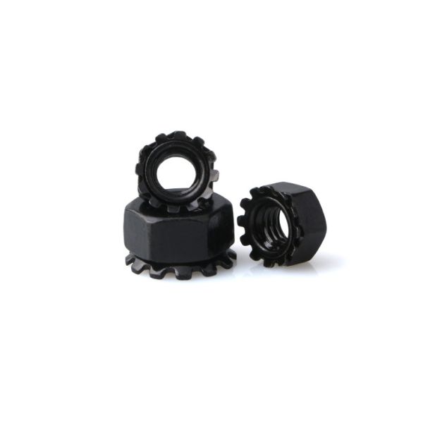 Zinc Plated Steel& Stainless Steel Locknut with External-Tooth Lock Washer K Locknuts