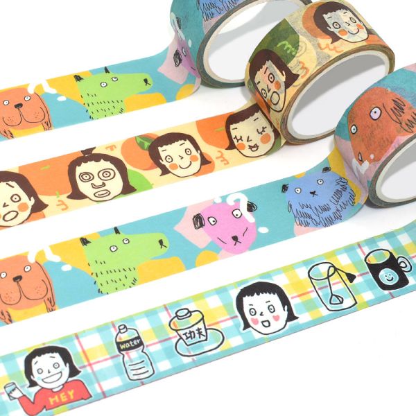 Japanese Washi Tape Custom Printed Kawaii Cute Masking Washi Tape