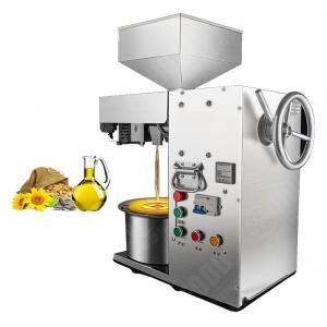 Quality Mini Oil Press Machine Small Household Fully Automatic Flax Seed Olive Peanut Cold Press For Sale wholesale