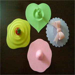 China heat proof customized silicone cup Lid covers on sale