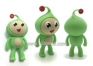 Quality Environmental Silicone mini cute 3d dolls custom home decoration silicone animal figures custom wholesale