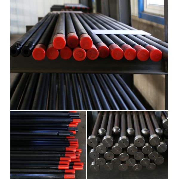 T38 Threaded Rock Drill Rods Wear - Resistant With High Manganese Steel Material