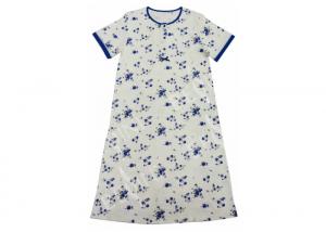 China 100% Cotton Interlock Ladies Night Dresses Sleepwear European Design Anti Wrinkle on sale