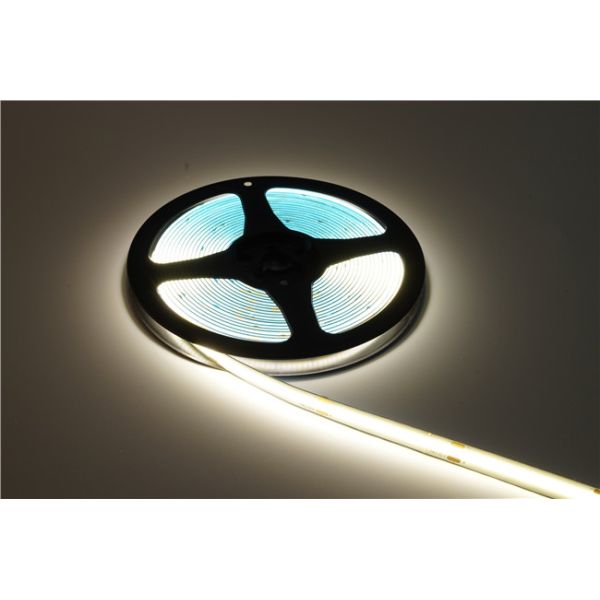 RGB 24v CRI90 High Density Dotless Flexible Cob Led Strip Light For Home Decoration