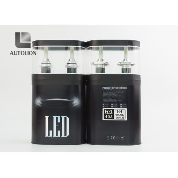 Car H4 Led Headlamp Conversion Kit R4 36w 72W IP68 Waterproof For Auto Spare Parts