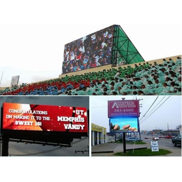 6500nits SMD3535 Outdoor Advertising Led Signs P10 320x160