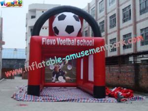 China Durable PVC tarpaulin Inflatable Football field Fun Sports Games for Rent on sale