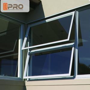 China Sound Proof Insulation Top Hung Aluminum Awning Windows / Glass Top Hung Windows aluminum window awnings for home on sale