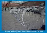 Various BTO CBT Types Razor Barbed Wire With Single / Cross Coil