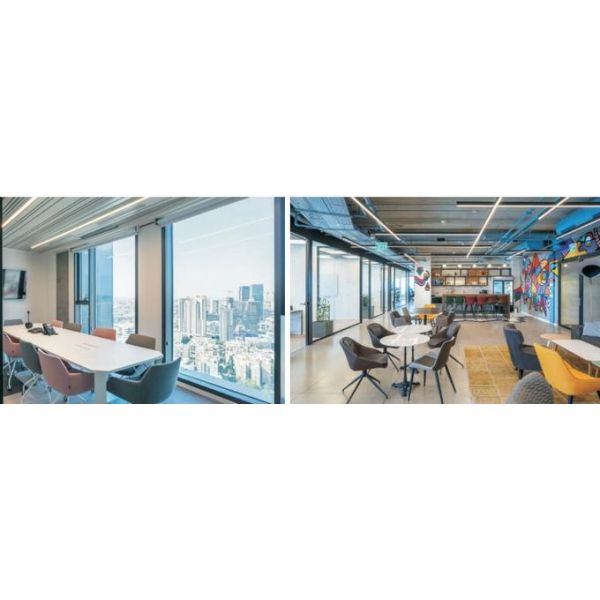 Dimmable Indoor LED Linear Pendant Light For High Luxry Office / Showroom