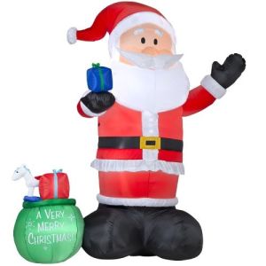 Buy cheap Fabric Christmas Holiday Garden Decoration Inflatable Santa Claus from wholesalers