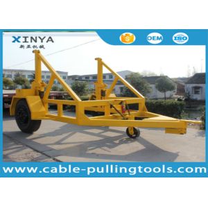 Quality 5 Ton Cable Drum Carriage Cable Reel Trailer Wire Reel Trailer Underground Cable Tools wholesale