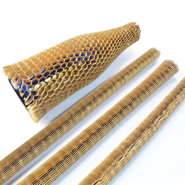 Compostable Honeycomb Packing Paper For Wine Cushioning Wrap Paper Roll
