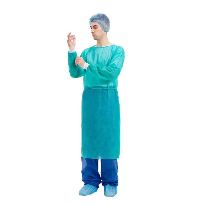 Dental Disposable Isolation Gown Class1 Flammability