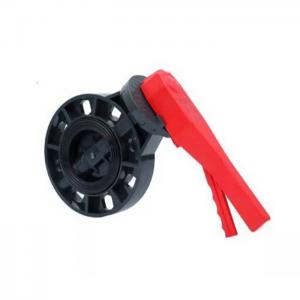 Quality Irrigation 3 Inch PVC Bypass Valve Low Torque Plastic Butterfly Valve wholesale