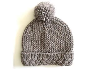 Quality Custom OEM Hand Knit Hats Handmade Baby Beanies Crochet Caps and Photo Props for Newborns Boys & Girls Modern Natural wholesale