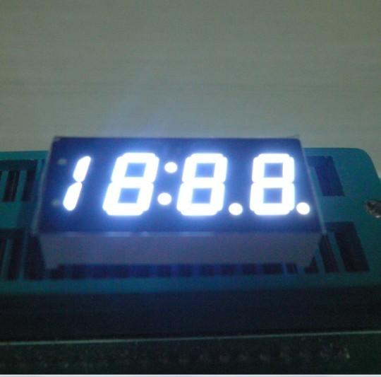 Cheap White Bright 4 Digits Numeric 7 Segment LED Displays For Car Clock Indicator for sale