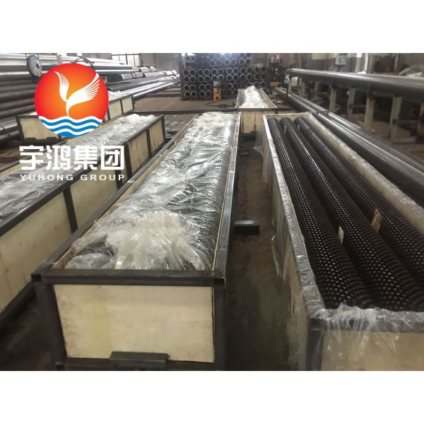 ASTM A335 P9 Chromium-Molybdenum Alloy Studded Finned Tubes for High-Temperature Furnace Applications