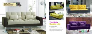 Quality yellow fabric sofa bed,#LS-067 wholesale