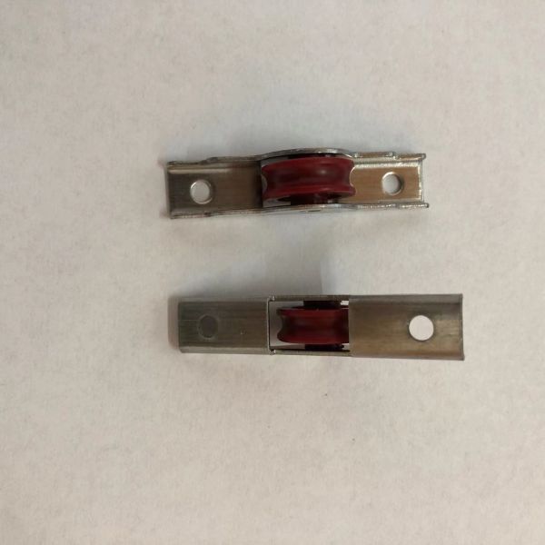 UPVC Sliding Door Single Roller with Chromed Plated Stainless Steel and POM Wheel Material