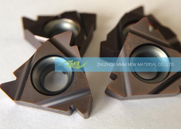 High Precision Carbide Threading Hard Turning Inserts For ISO Metric Internal