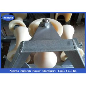 10kn Load Nylon Triple Corner Cable Pulling Rollers