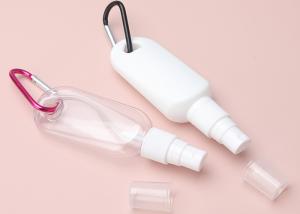China Keychain Travel Plastic Hand Sanitizer Bottles 30ml OEM ODM OBM on sale
