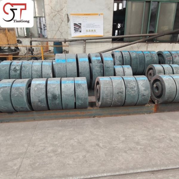 Customized 42CrMo Forged Blank For Ship-to-Shore Crane Wheels Trolleys