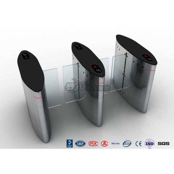 304 Stainless Steel Sliding Barrier Gate Turnstile 12V DC For Traffic System