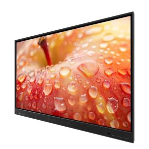 China LED Interactive Whiteboard 86 98 110 Inch Android 13 14 LCD Smart Board Response 5-8 Ms meeting software compatible with camera and mic and mobile stand on sale