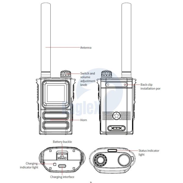 Black Handheld Drone Detector Portable UAV Detection Device For Security And Monitoring