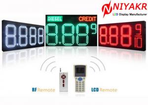 Quality Gas Station Led Gas Price Display Petrol Station Price Board Cold Rolled Steel Cabinets wholesale