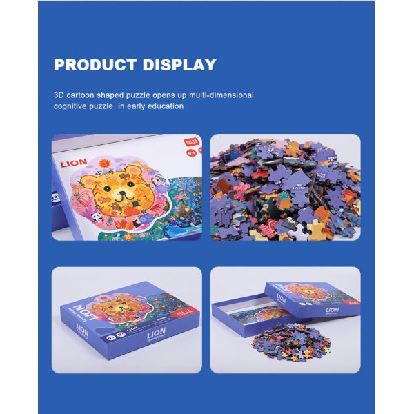 Irregular Paper Animal Shaped Puzzles Jigsaws For 5 Year Olds