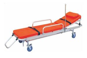Quality Emergency Rescue Ambulance Folding Wheelchair Ambulance Stretcher With Wheels wholesale