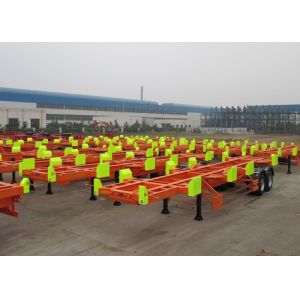 40t Payload Low Speed 2 Axles 40ft Terminal Container Chassis