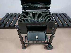 Quality Outdoor 24Inch Movable Foldable Charcoal Barbecue Grill With Motor wholesale