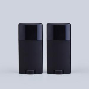 Quality Black Deodorant Stick Container 50g 75g  PP Twist Up Empty Deodorant Tubes wholesale
