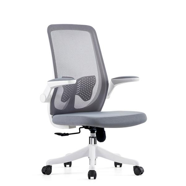 Cheap Modern Style Office Chair With Mesh Backrest Wheels And Swivel Function for sale