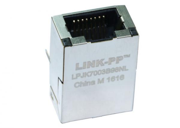 Cheap 1840718-6 Gigabit  RJ45 Female Connector With LED LPJK7003B98NL For Embedded Board for sale