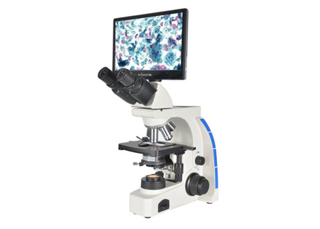 Trinocular Biological Lcd Wireless Microscope Digital WF10X 20mm Phase Contrast