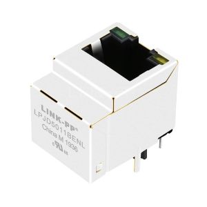Quality Halo HFJV1-E2450-L12 Compatible LINK-PP LPJD5011BENL 10/100Base-T Green/Yellow LED Vertical rj45 surface mount network jack wholesale