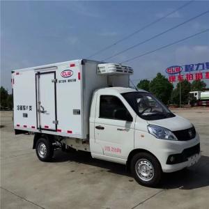 Quality 2 Tons Refrigerated Truck Foton Gasoline Fuel Type Refrigerated Freezer Van wholesale