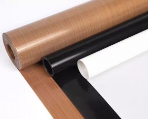 China Black PTFE Coated Fiberglass Sheet For High Break Down Voltage Heat Resistant on sale