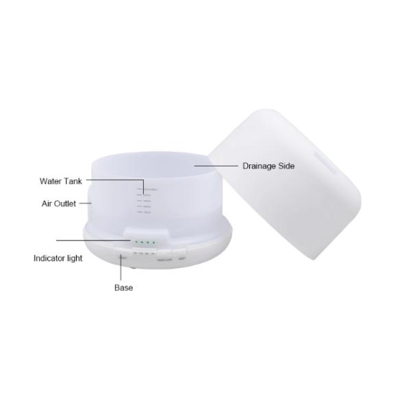 Multifunction Scented Oil Diffuser , 500ml Small Cool Mist Humidifier