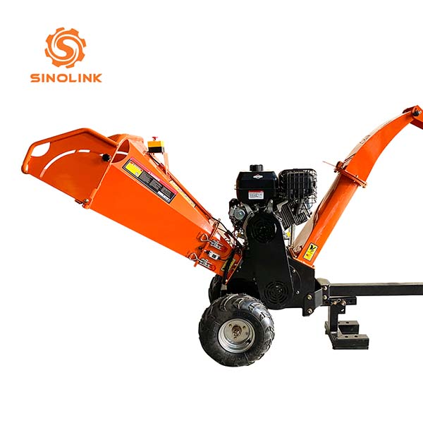 15 HP Electric Start Gasoline Wood Chipper shredder Garden 120mm
