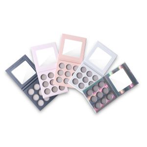 CMYK printing Blank Eyeshadow Palette OEM Empty Eyeshadow Compact